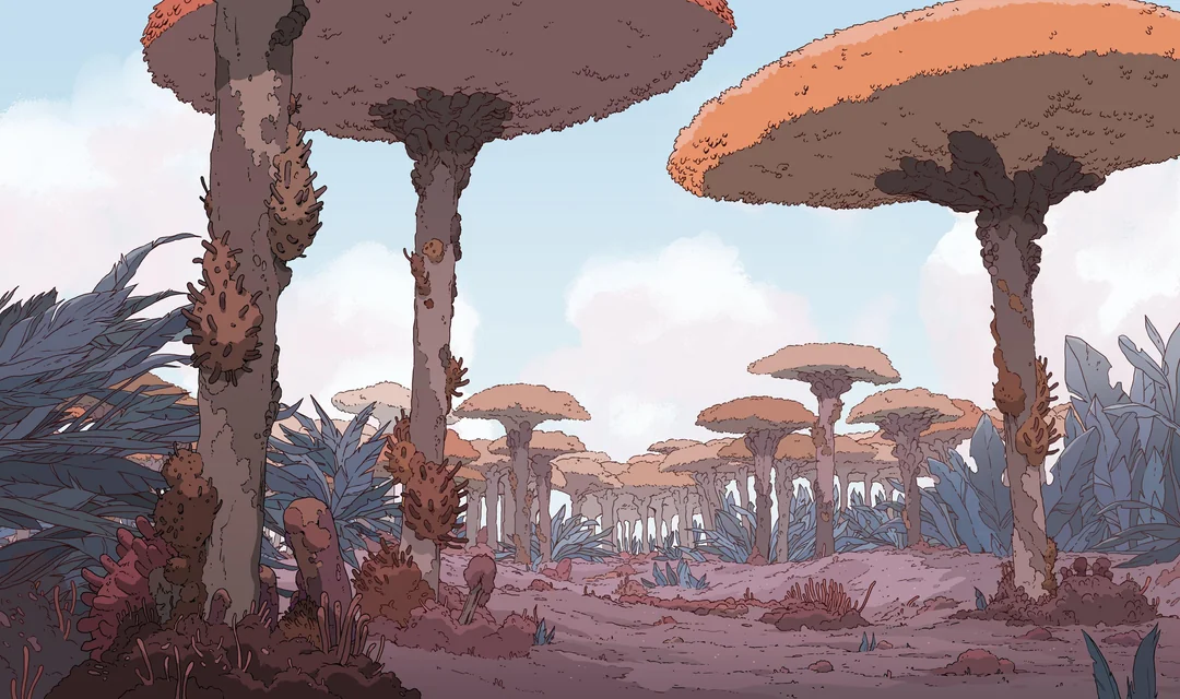 The strange alien planet in Scavenger's Reign